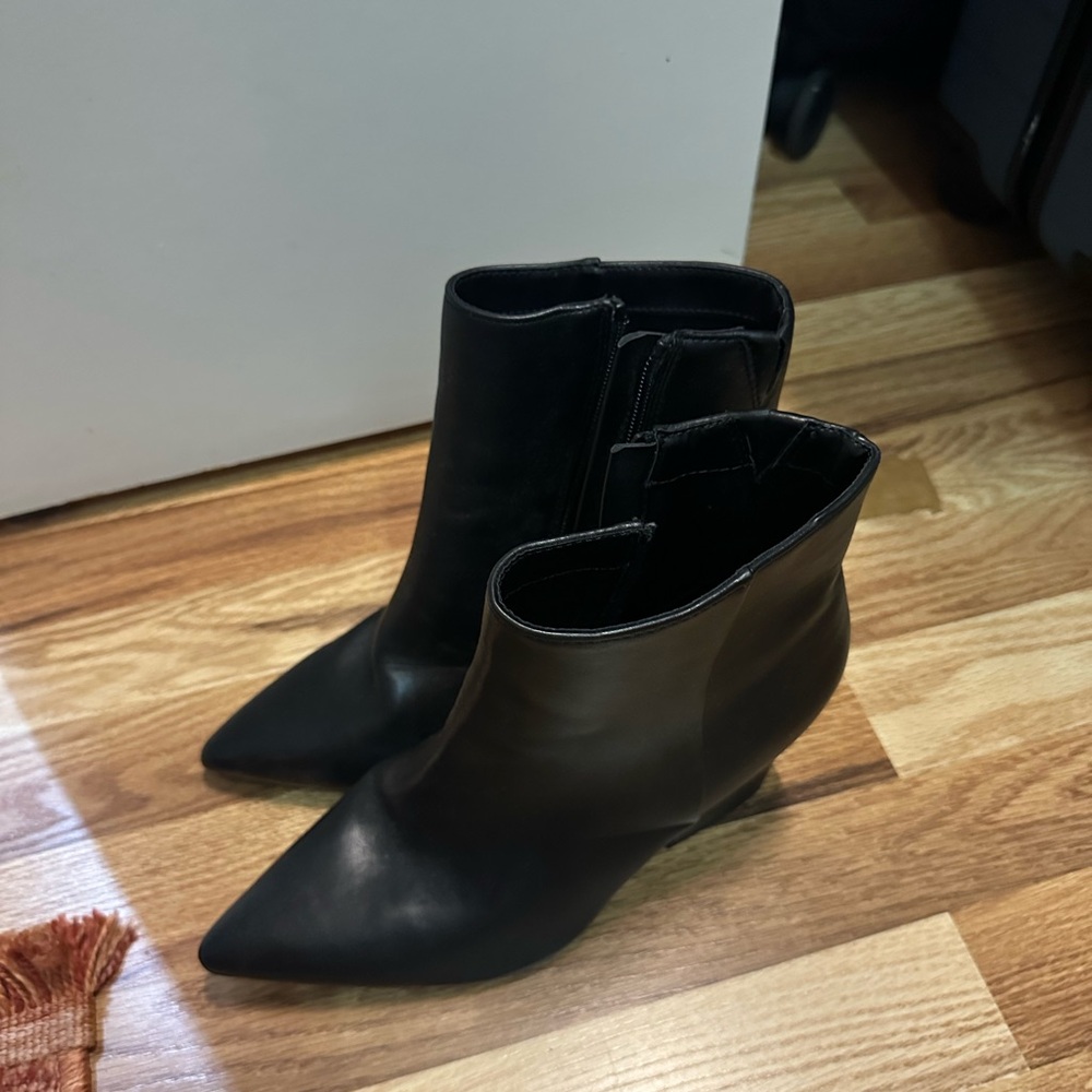 Target Black Pointed Toe Ankle Booties